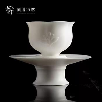 中國國家博物館宋式茶盞對(duì)杯套裝中式對(duì)杯禮盒伴手禮教師禮物