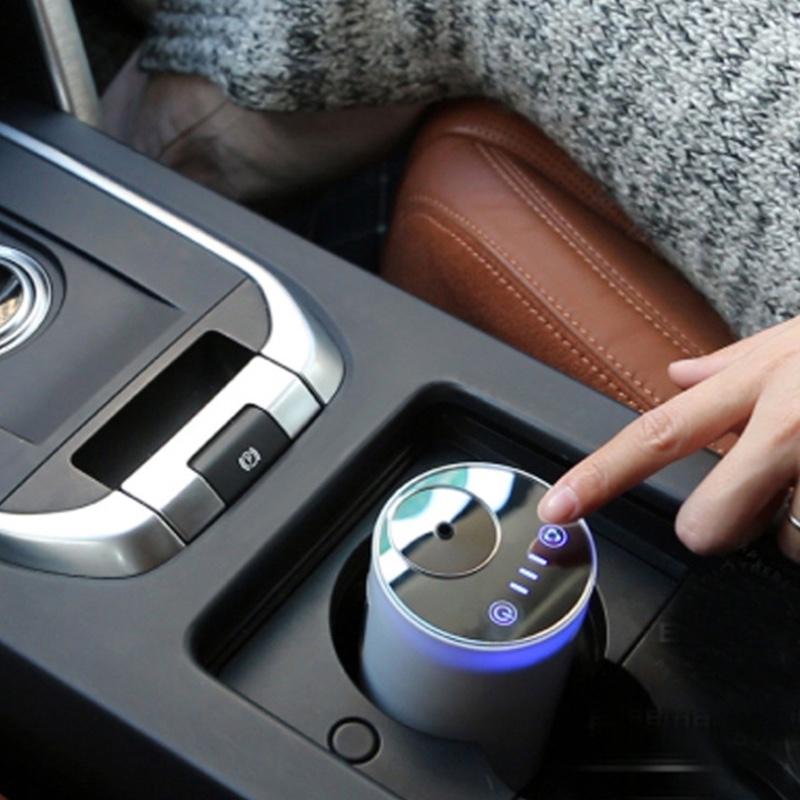  創(chuàng)意汽車香水香薰 車載香熏智能擺件精油擴(kuò)香儀車內(nèi)用無(wú)水香薰機(jī) 